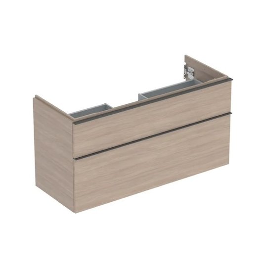 Тумба підвісна 1184 мм з 2-ма ящиками Geberit iCon, дуб (502.306.JH.1) Geberit Тумби