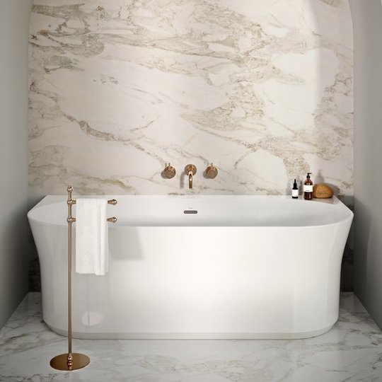 Ванна пристенная из литого акрила Ravak Ypsilon Wall 178х86 см, белый (XC00100028) Ravak Овальные