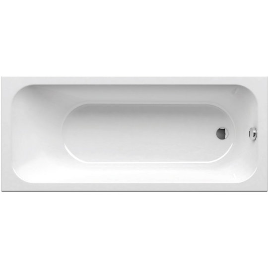 Ванна вбудована з литого акрилу Ravak Chrome Slim 160х70 см, білий (C731300000) Ravak Овальні