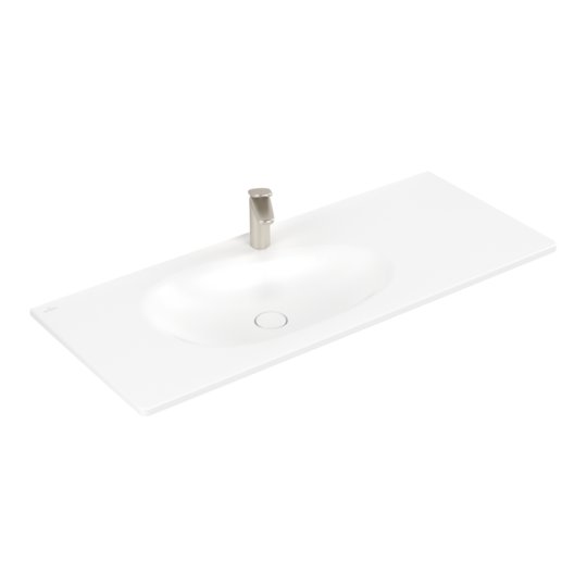 Раковина вбудована 120х50 Villeroy &amp; Boch Antao, Stone White (4A77LBRW) Вбудовувані зверху 