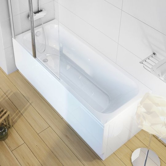 Ванна з литого акрилу Ravak Chrome 170х75 см, білий (C741000000) Ravak Прямокутні