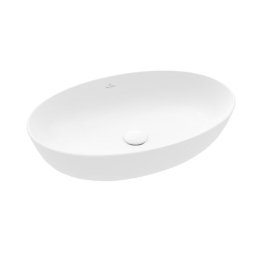 Раковина накладна 61х41 Villeroy &amp; Boch Artis, Stone White (419861RW) На стільницю 