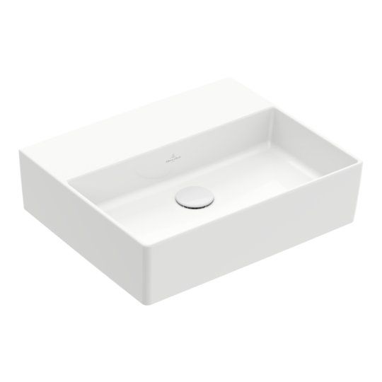 Раковина подвесная 50х42 Villeroy&Boch Memento 2.0, White Alpin (4A225F01) На столешницу, Подвесные Прямоугольные