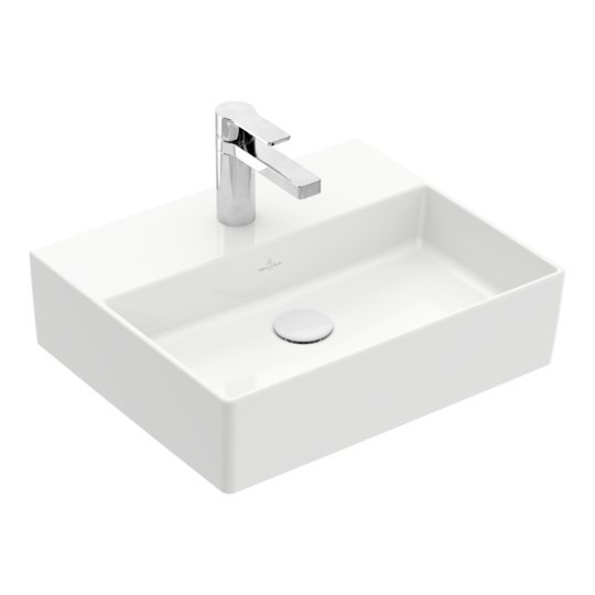 Раковина підвісна 50х42 Villeroy &amp; Boch Memento 2.0, White Alpin (4A225L01) На стільницю, Підвісні 