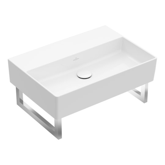 Раковина подвесная 60х42 Villeroy&Boch Memento 2.0, White Alpin (4A226301) На столешницу, Подвесные Прямоугольные