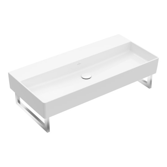 Раковина подвесная 100х47 Villeroy&Boch Memento 2.0, White Alpin (4A22A301) На столешницу, Подвесные Прямоугольные