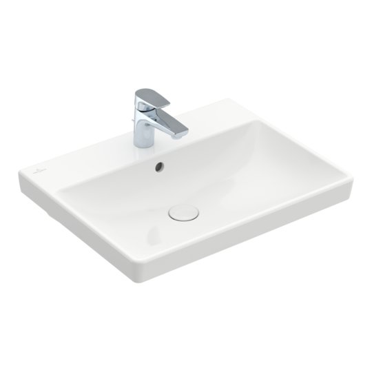 Раковина 60х47 Villeroy &amp; Boch Avento, White Alpin (41586001) На стільницю, Підвісні 