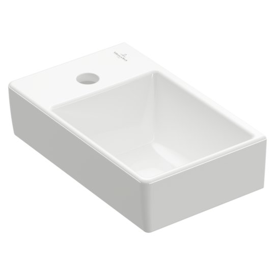 Раковина 36х22 Villeroy &amp; Boch Avento, White Alpin (43003r01) На стільницю, Підвісні 