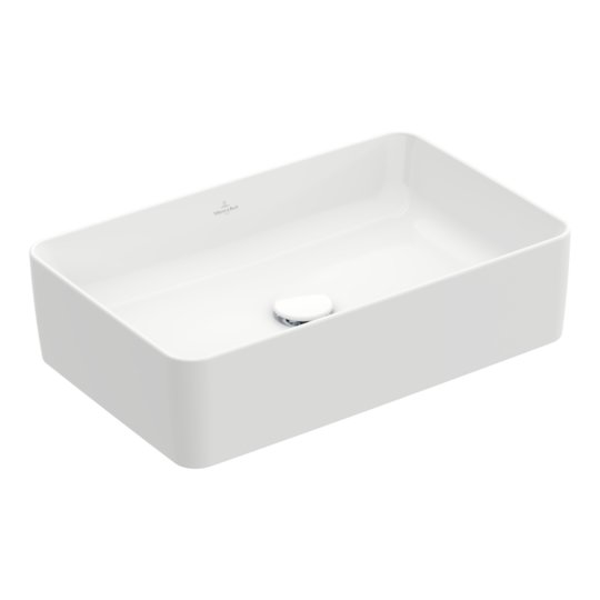 Раковина 56х36 Villeroy&Boch Collaro, White Alpin (4A205601) На столешницу Прямоугольные