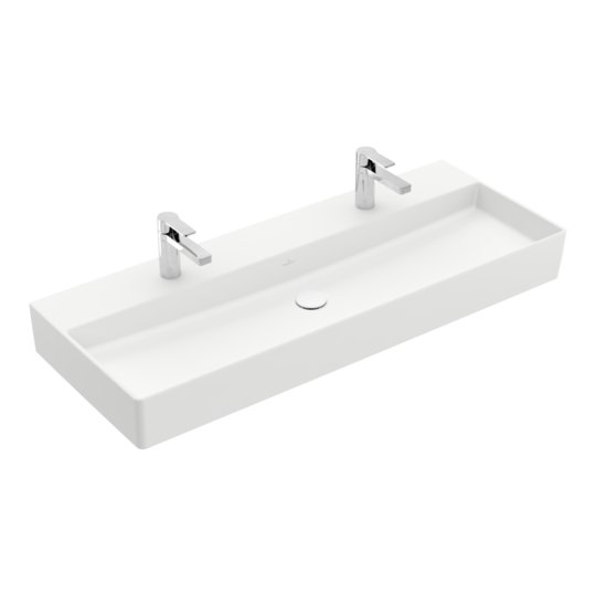 Раковина підвісна 120х47 Villeroy &amp; Boch Memento 2.0, Stone White (4A22CGRW) На стільницю, Підвісні 