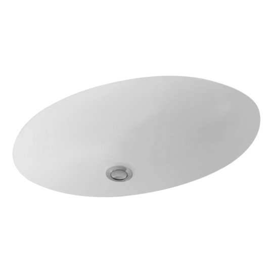 Раковина 50х35 Villeroy&Boch Evana, White Alpin (61470001) Встраиваемые снизу Овальные