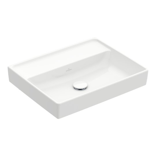 Раковина 55х44 Villeroy &amp; Boch Collaro, White Alpin CeramicPlus (4A3358R1) На стільницю 