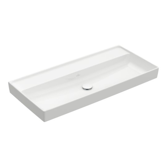 Раковина 100х47 Villeroy &amp; Boch Collaro, White Alpin CeramicPlus (4A33A3R1) На стільницю, Підвісні 