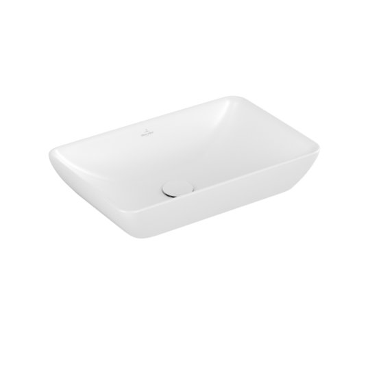 Раковина 55,5х36 Villeroy&Boch Venticello, Stone White (411355RW) На столешницу Прямоугольные