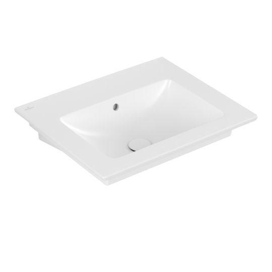 Раковина 60х50, 5 Villeroy&amp;Boch Venticello, Stone White (412462RW) На стільницю, Підвісні 
