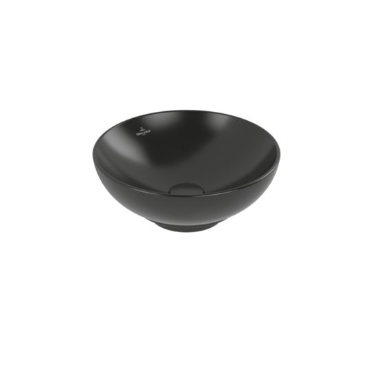 Раковина 38х38 Villeroy&Boch Loop&Friends, Ebony (4A4500S5) На столешницу Круглые