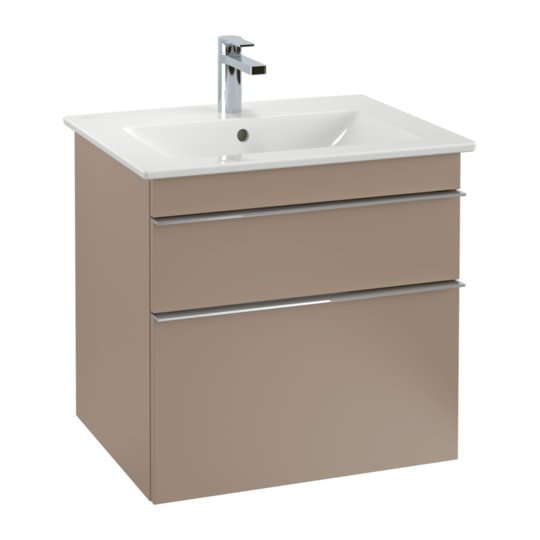Раковина 65,5х50 Villeroy&Boch Venticello, White Alpin (41246501) На столешницу, Подвесные Прямоугольные