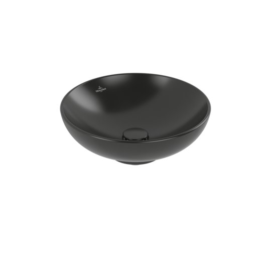 Раковина 42х42 Villeroy&Boch Loop&Friends, Ebony (4A4601S5) На столешницу Круглые
