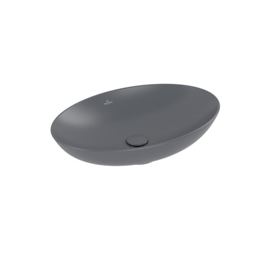 Раковина 62х42 Villeroy &amp; Boch Loop &amp; Friends, Graphite (4a4800i4) На стільницю 