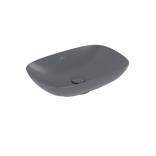 Раковина 56х38 Villeroy&Boch Loop&Friends, Graphite (4A4900i4) На столешницу Прямоугольные