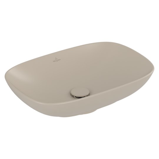 Раковина 62х42 Villeroy &amp; Boch Loop &amp; Friends, Almond (4A5001AM) На стільницю 