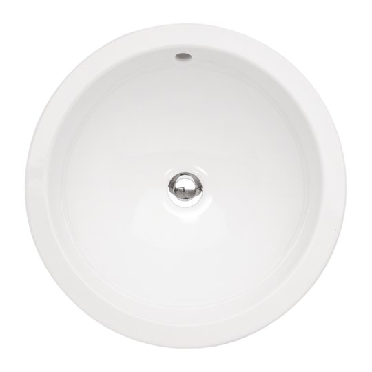 Раковина 39х39 Villeroy&Boch Loop&Friends, White Alpin (61403901) Встраиваемые сверху, На столешницу Круглые