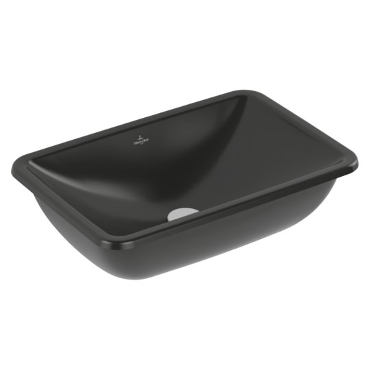 Раковина 61,5х38 Villeroy&Boch Loop&Friends, Ebony (4A5800S5) Встраиваемые снизу Прямоугольные