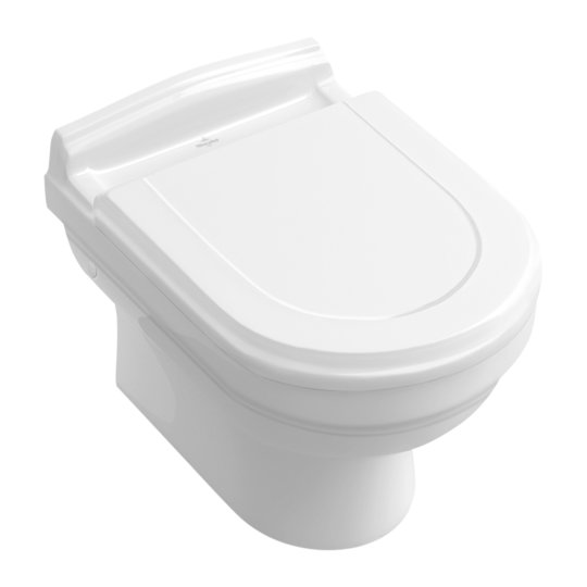 Підвісний унітаз Villeroy &amp; Boch Hommage, White Alpin CeramicPlus (6661B0R1) Підвісні 