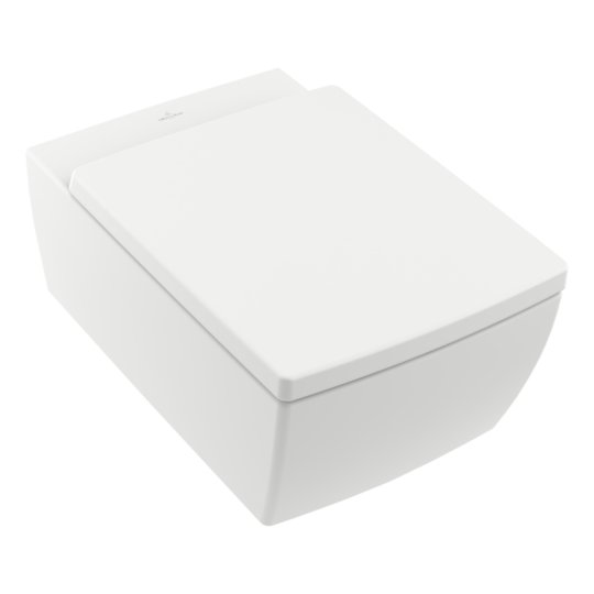 Подвесной безободковый унитаз Villeroy&Boch Memento 2.0, Stone White (4633R0RW) Подвесные 