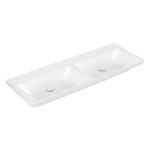 Раковина 130х47, 5 Villeroy&amp;Boch Subway 3.0, White Alpin (4A71D301) На стільницю, Підвісні 