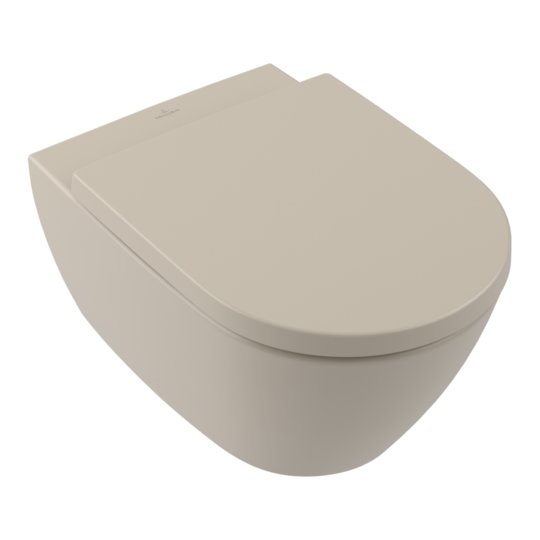 Підвісний безободковий унітаз Villeroy &amp; Boch Subway 2.0, Almond (5614R0AM) Підвісні 