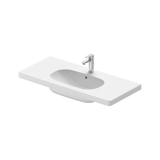 Раковина 105х48 см Duravit D-Code, білий (03421000002) На стільницю, Підвісні 