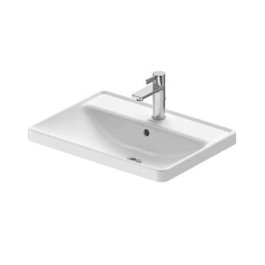 Раковина 60х44 см Duravit D-Neo, белый (0357600027) Встраиваемые сверху Прямоугольные