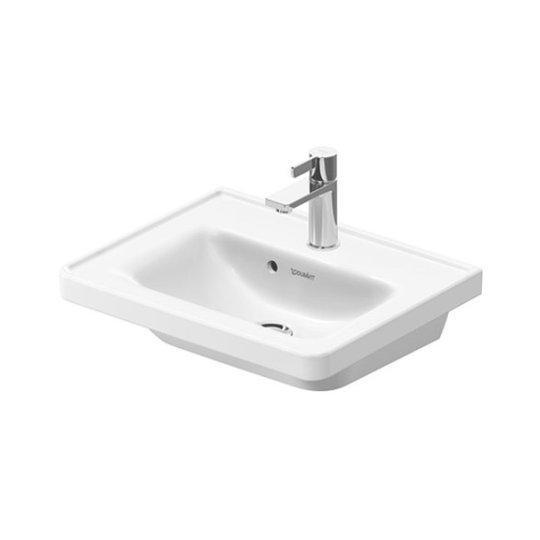 Раковина 50х40см Duravit D-Neo, білий (0742500000) На стільницю, Підвісні 