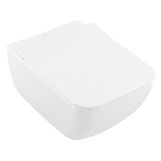 Подвесной безободковый унитаз Villeroy&Boch Venticello, White Alpin (4611RL01) Подвесные 