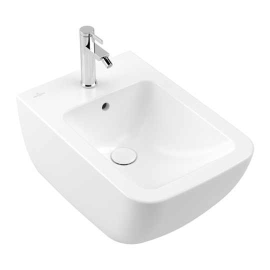 Подвесное биде Villeroy&Boch Venticello, Stone White (441100RW) Подвесные Белый матовый