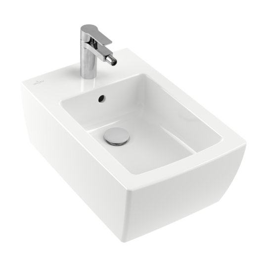 Подвесное биде Villeroy&Boch Memento 2.0, White Alpin CeramicPlus (443300R1) Подвесные Белый