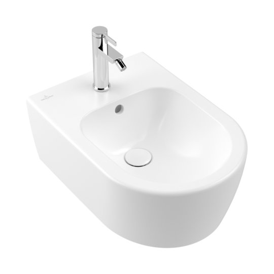 Подвесное биде Villeroy&Boch Avento, Stone White (540500RW) Подвесные Белый матовый