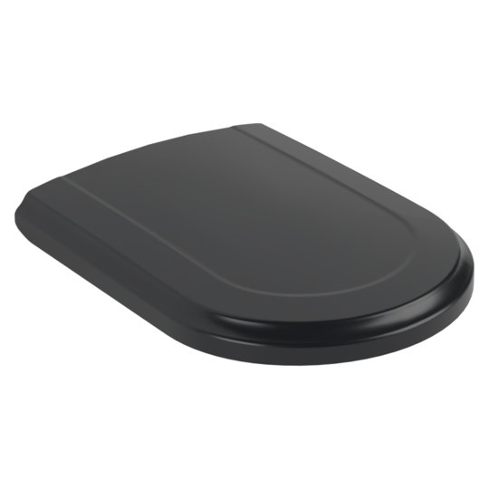 Крышка для унитаза Villeroy&Boch Hommage, Pure Black CeramicPlus (8809S1R7) 