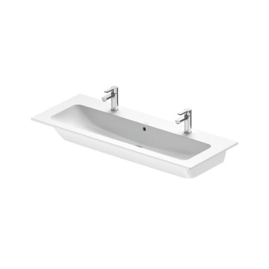 Раковина 123х49 см Duravit ME by Starck, белый матовый (2361123224) Встраиваемые сверху, Подвесные Прямоугольные