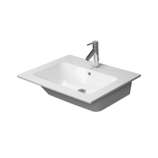 Раковина 63х49 см Duravit ME by Starck, белый матовый (2336633200) Встраиваемые сверху Прямоугольные