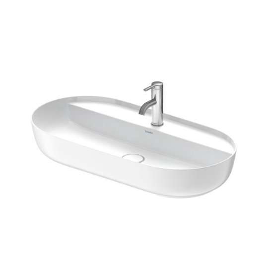 Раковина 80х40 см Duravit Luv, білий матовий (0380802600) На стільницю 