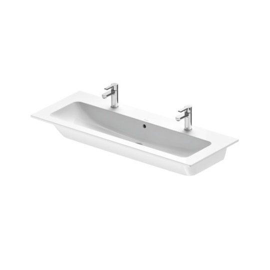 Раковина 123х49 см Duravit ME by Starck, белый (2361120024) Встраиваемые сверху, Подвесные Прямоугольные