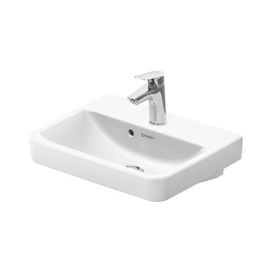 Раковина 45х35 см Duravit No.1, белый (07434500002) На столешницу, Подвесные Прямоугольные