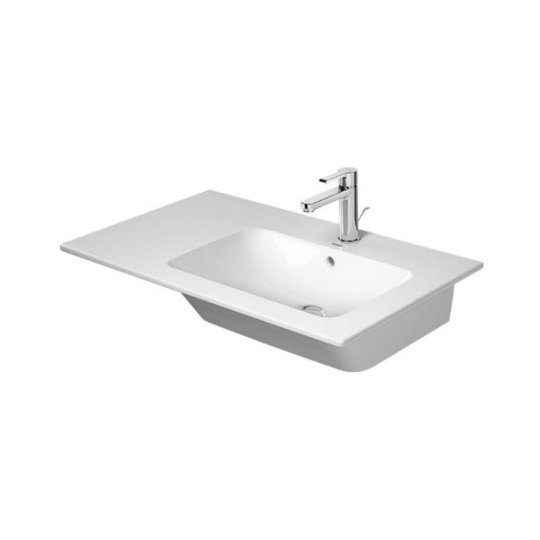 Раковина 83х49 см Duravit ME by Starck, белый матовый (2346833200) Встраиваемые сверху, Подвесные Прямоугольные