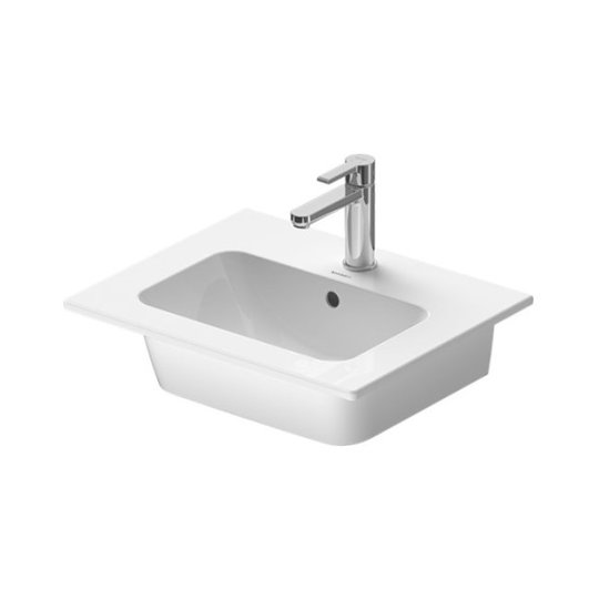 Раковина 53х43 см Duravit ME by Starck, белый (2336530000) Встраиваемые сверху Прямоугольные