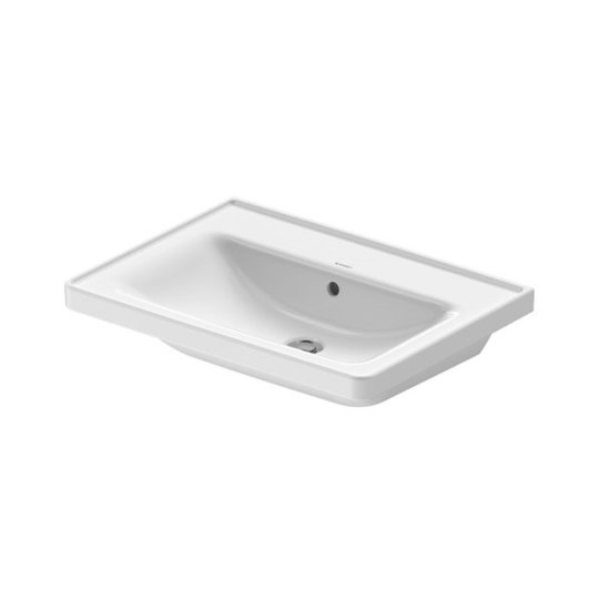 Раковина 65х48см Duravit D-Neo, білий (2367650060) На стільницю, Підвісні 