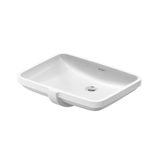Раковина 55х40 см Duravit No.1, Білий (03955500282) Вбудовувані знизу, На консоль 