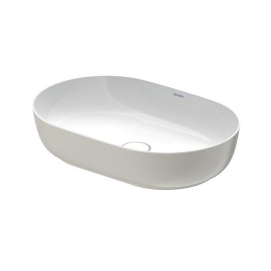 Раковина 60х40 см Duravit Luv, біло-сірий (0379602300) На стільницю 