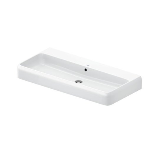 Раковина 100х47 см Duravit Qatego, білий матовий (2382102060) На стільницю, Підвісні 